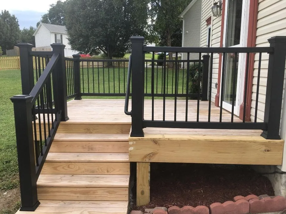 stairs off of deck